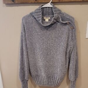 Cynthia Rowley Gray Cowl Neck Sweater